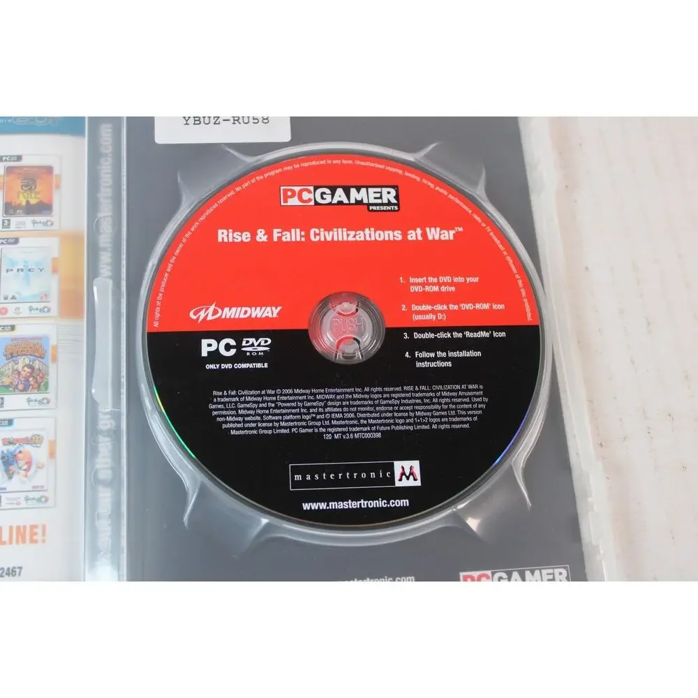 Rise & Fall: Civilizations at War (PC, 2006) authentic, nice condition